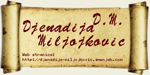 Đenadija Miljojković vizit kartica